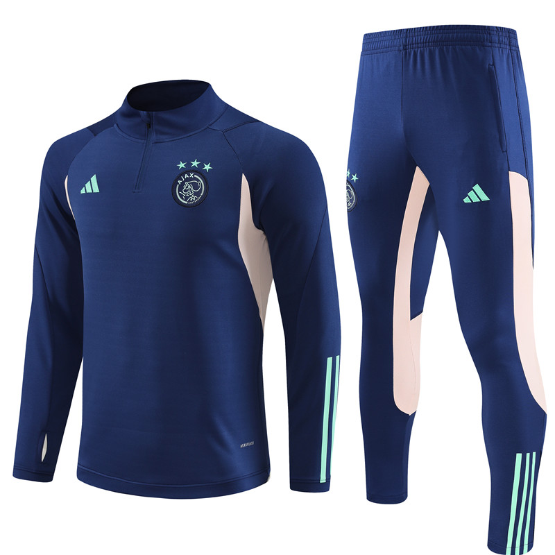 Ajax 23-24 Kids Long Sleeve Training Set Royal Blue